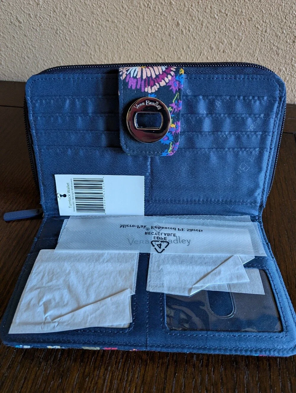 Vera Bradley Turnlock Wallet